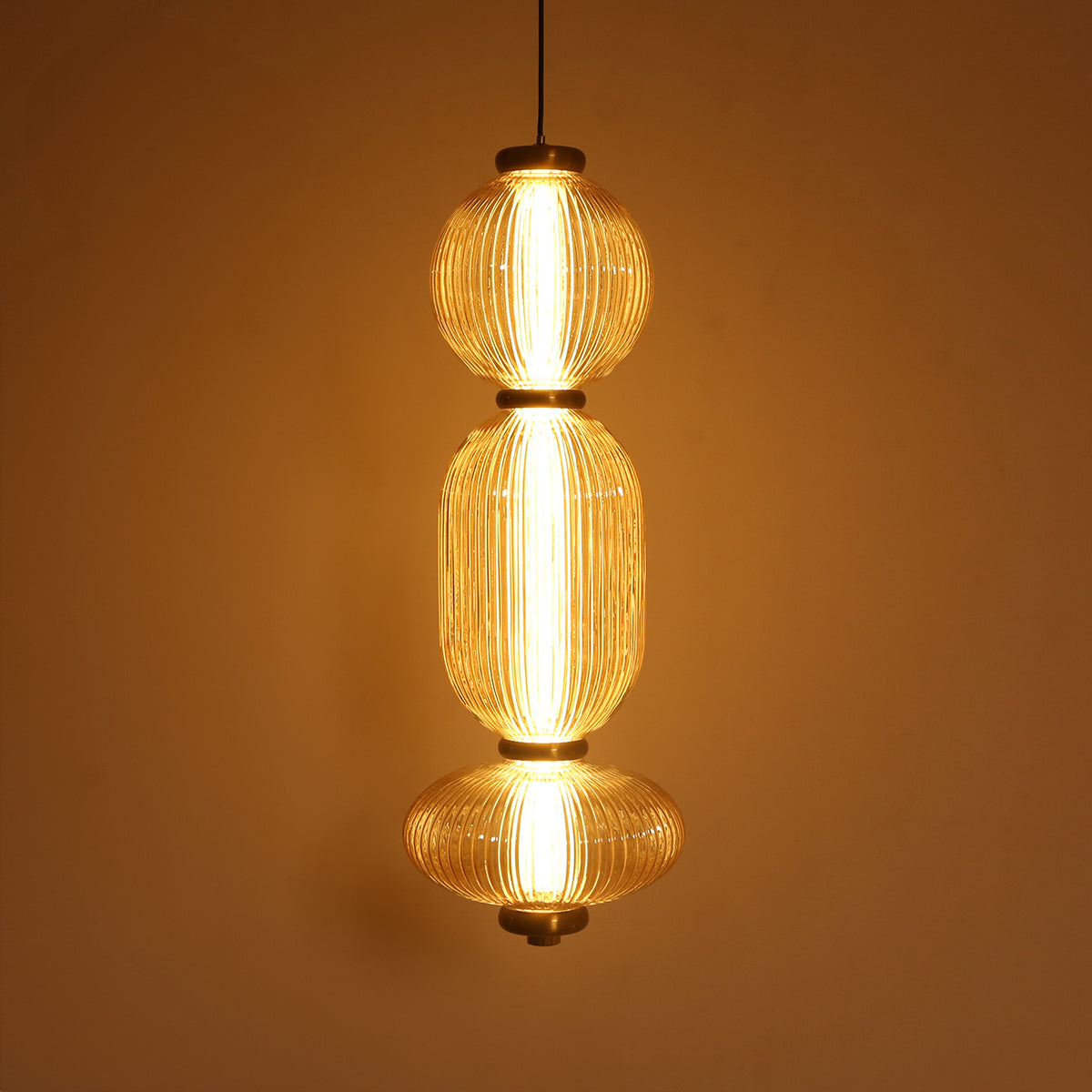 Shop Summer Joy Amber LED Pendant Light Interior Lights