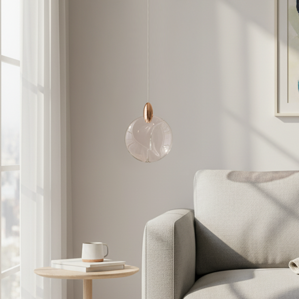 Shop Thoughtful Clear Glass LED Pendant Light Bangalore