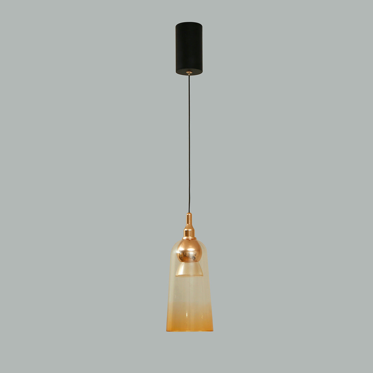 Trendy Sleek Amber LED Pendant Light