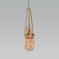 Trikone Amber Pendant Light
