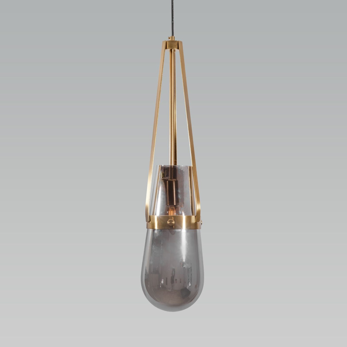 Shop Trikone Smoke Pendant Light Corners