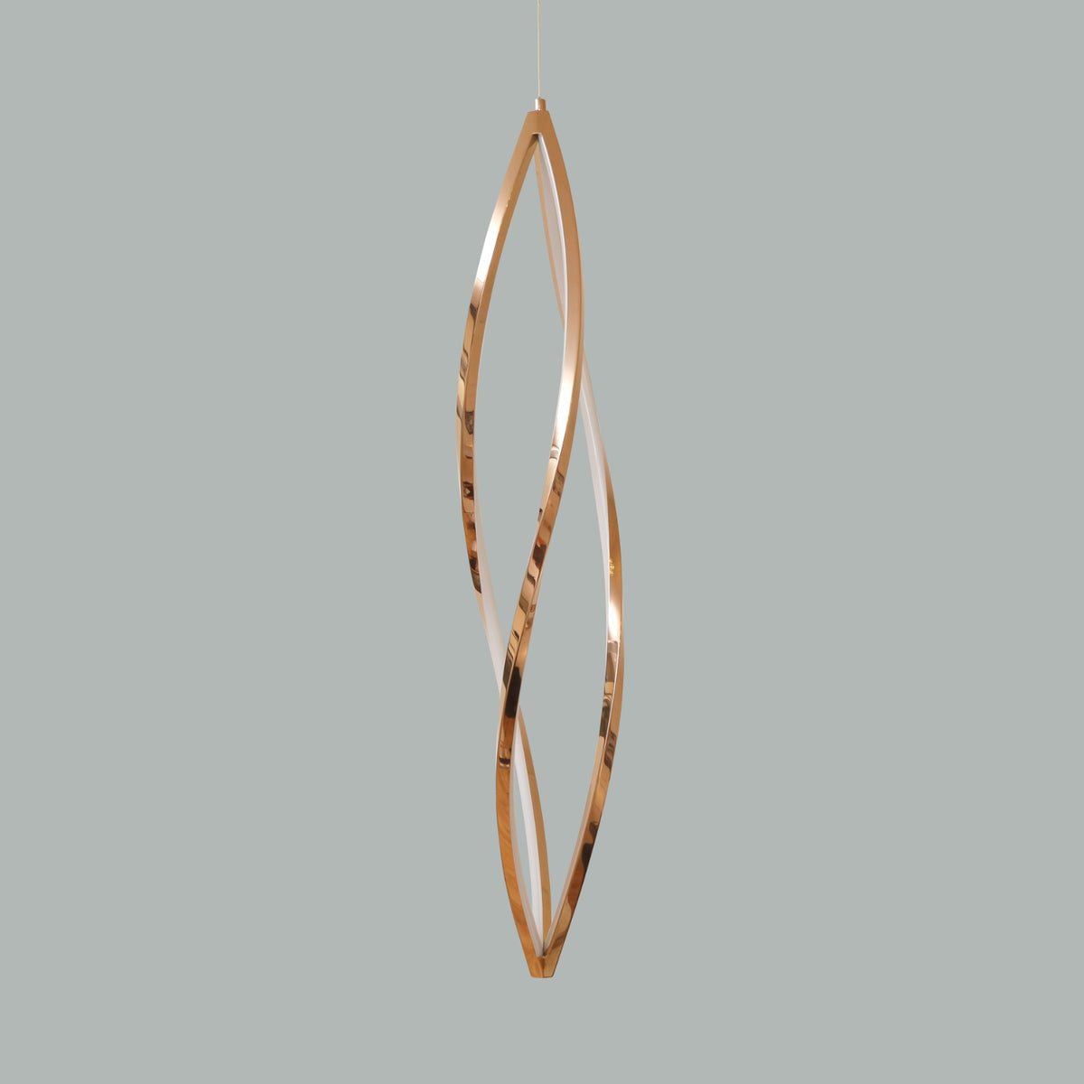 Shop Truly Madly Large Rose Gold LED Pendant Light Corner