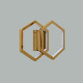 Twin Ties Gold LED Wall Light