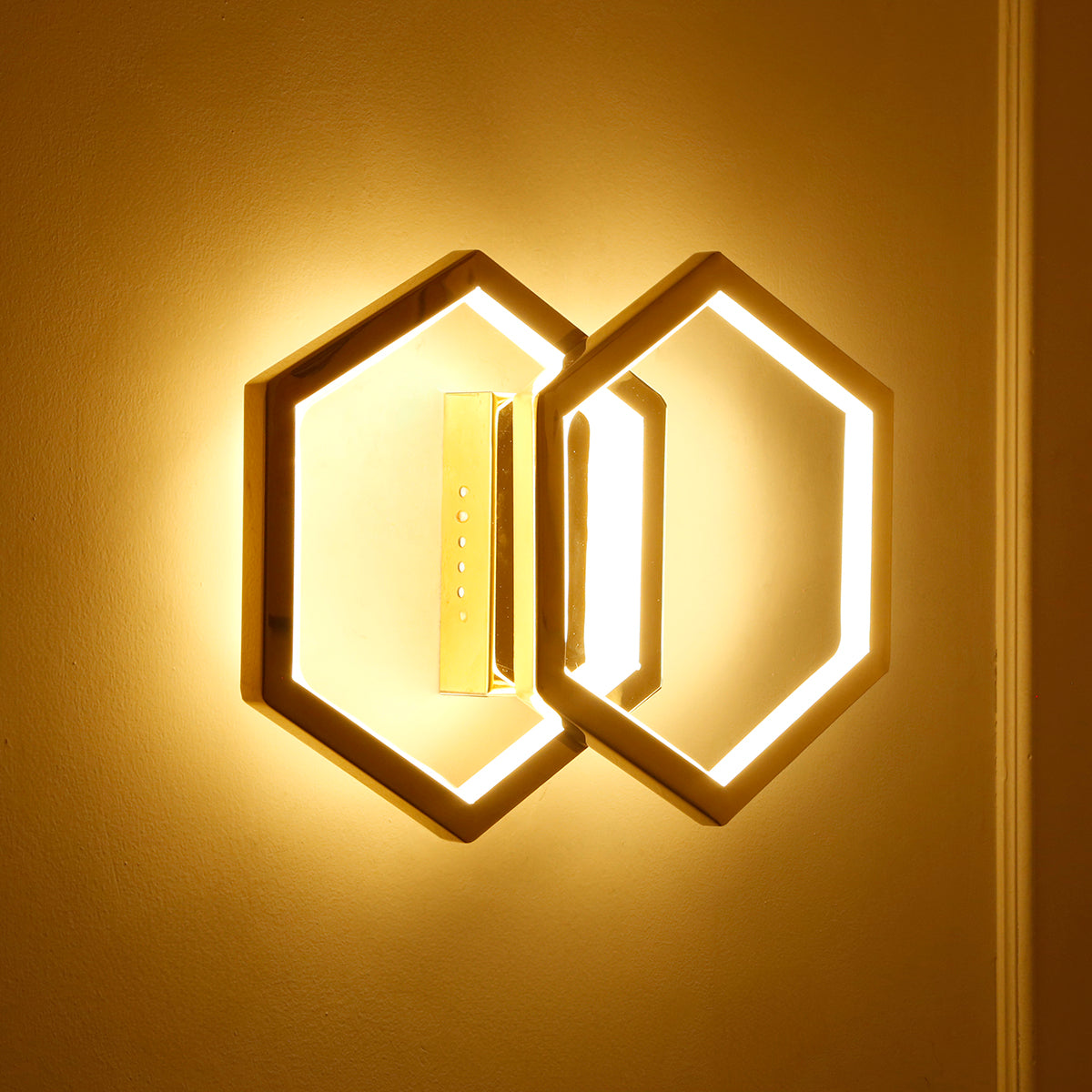 Shop Twin Ties Gold LED Wall Light Online