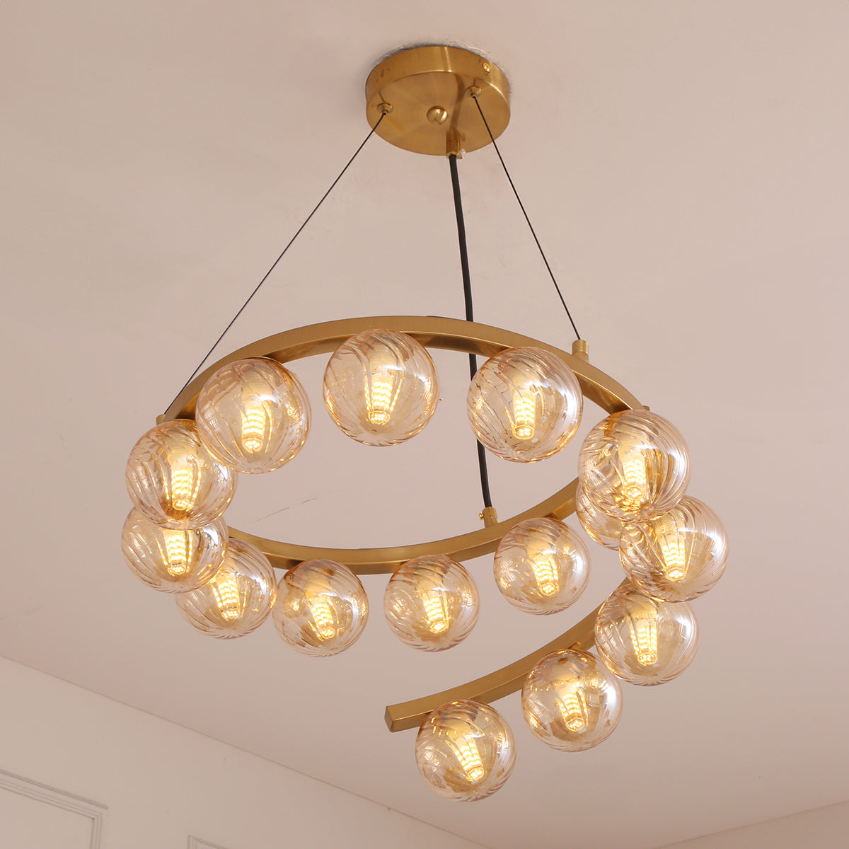 Shop Twister LED Chandelier Interior Lights