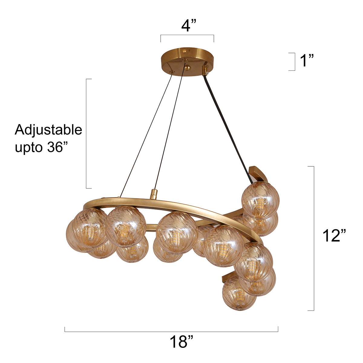 Shop Twister LED Chandelier Online