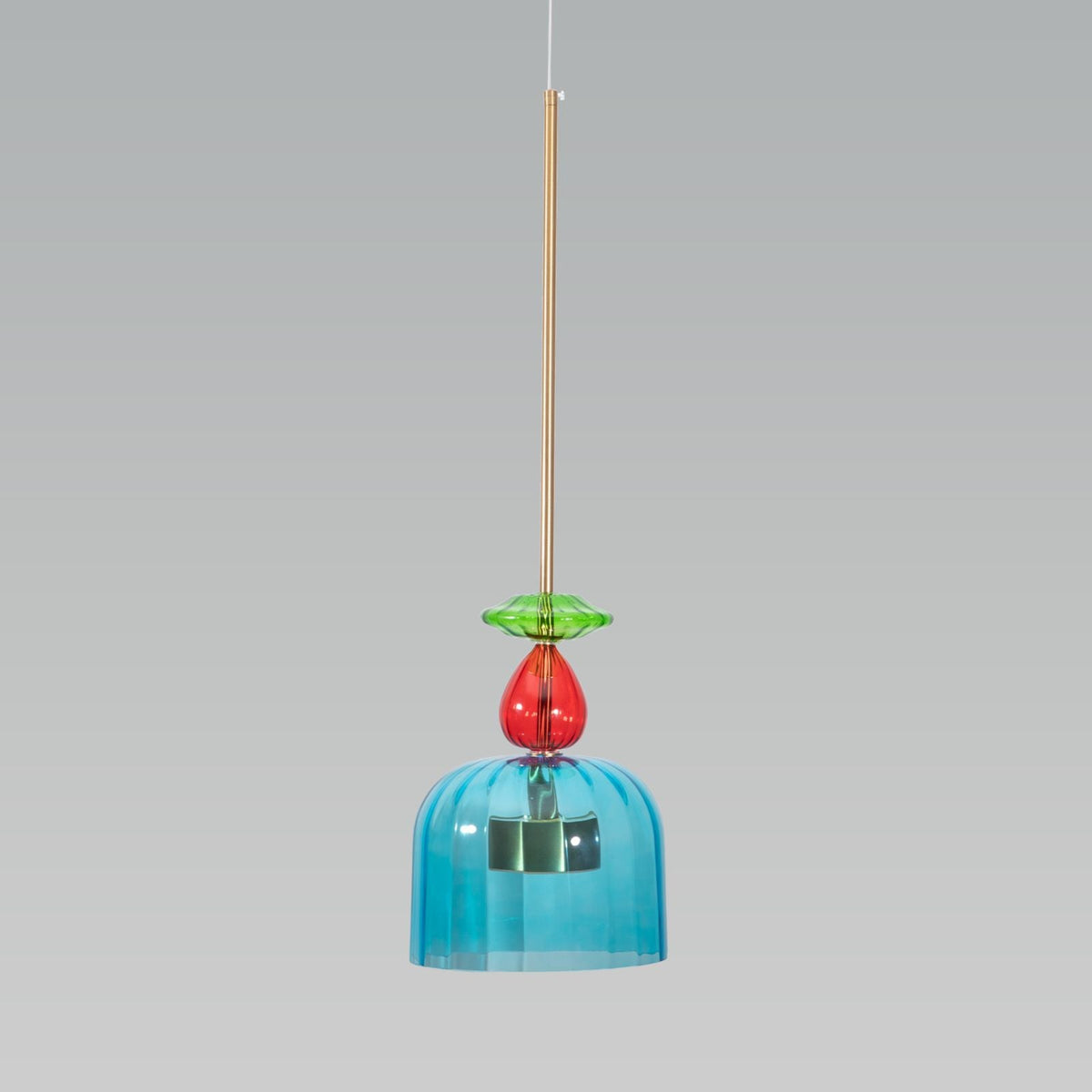 Shop Vivid Red Blue LED Pendant Light Cornrs