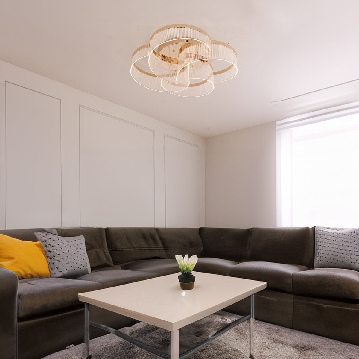 Shop Windfall Large LED Chandelier Interior Lights