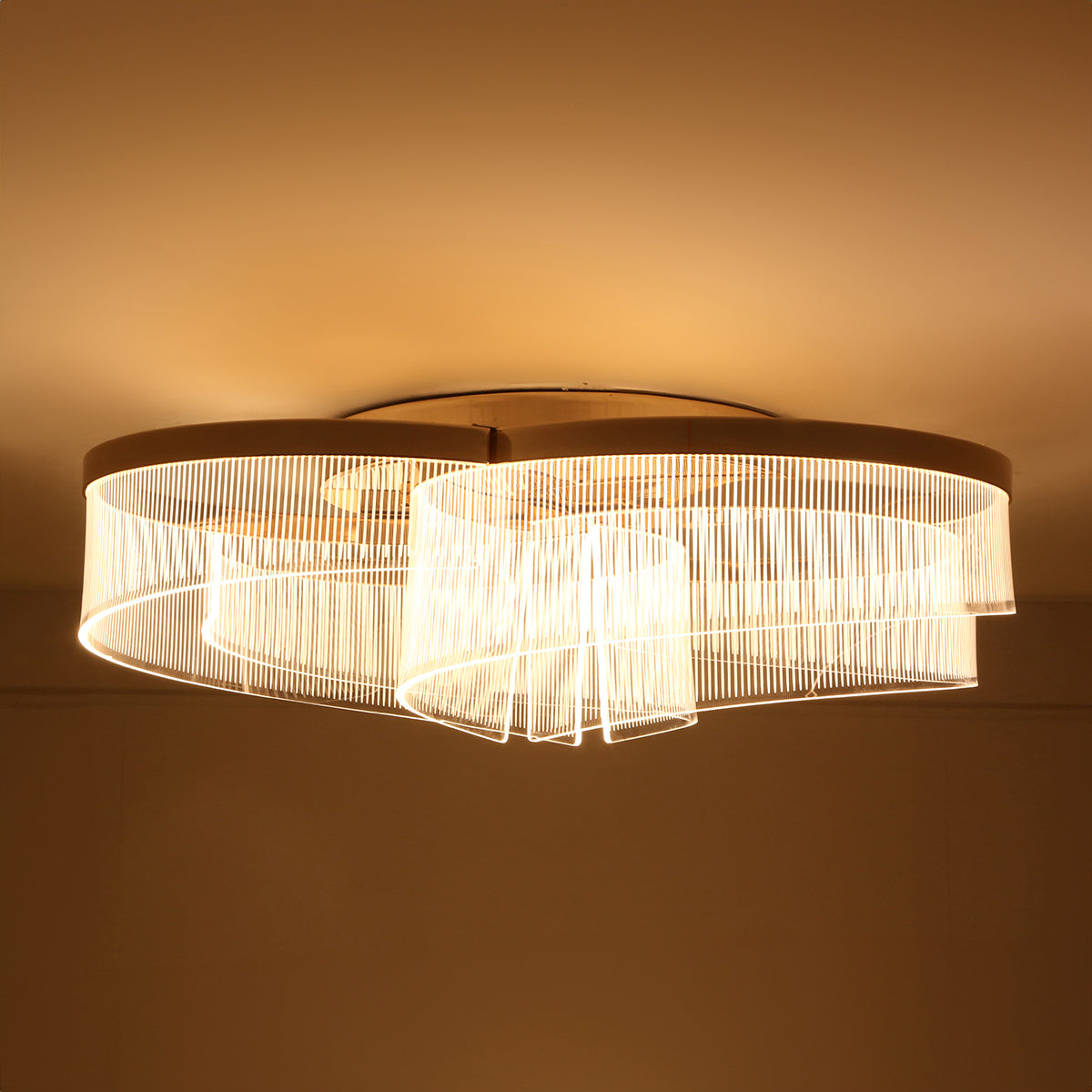Shop Windfall Large LED Chandelier Living Room