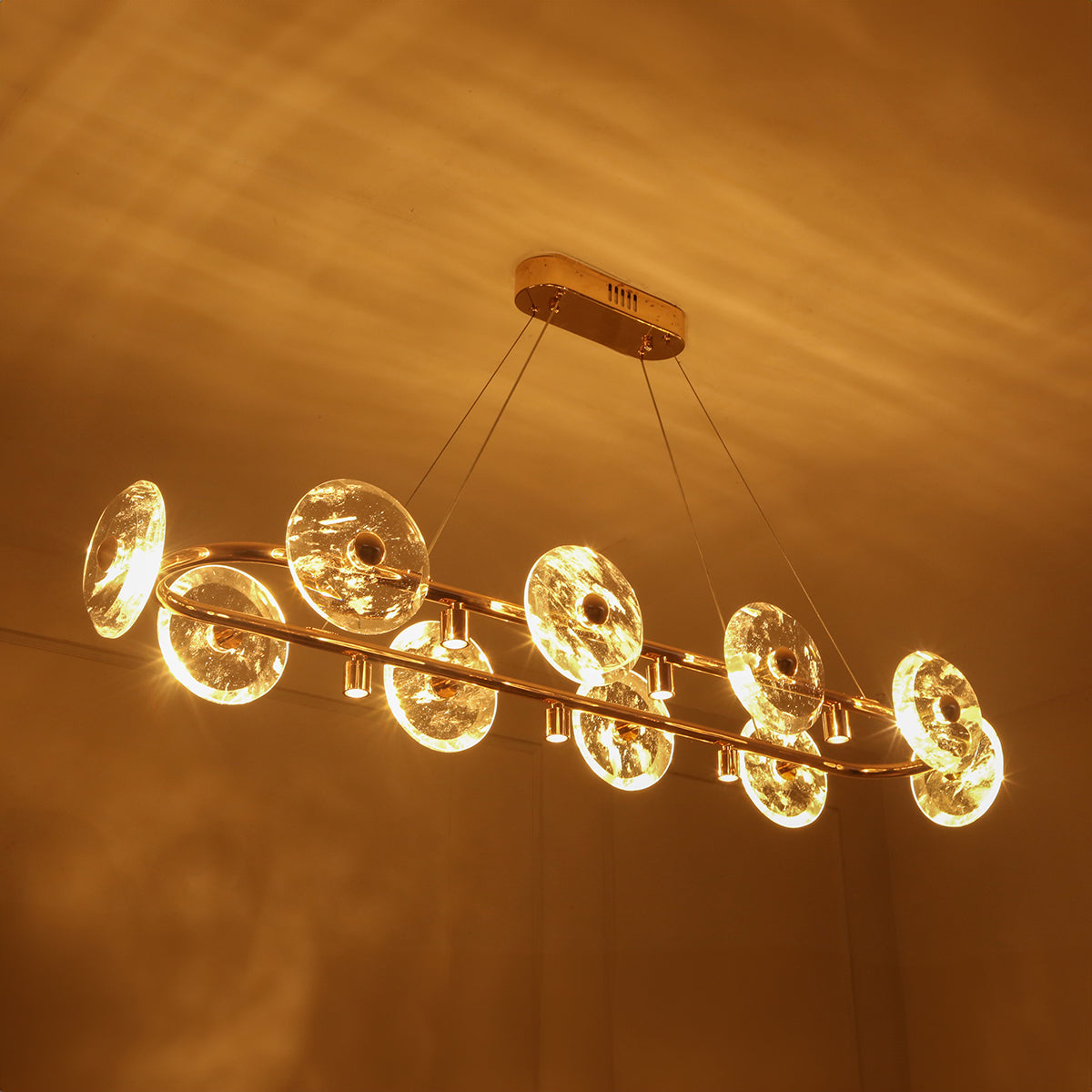 Shop Winter Sky LED Chandelier Living Room