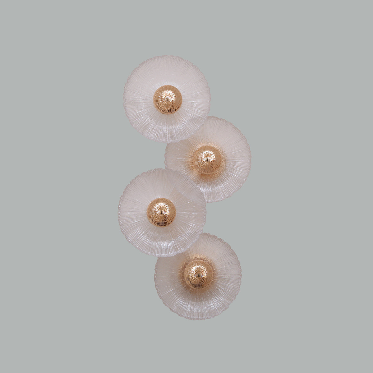Show off 4-Glass (3 Colour) LED Wall Light Online