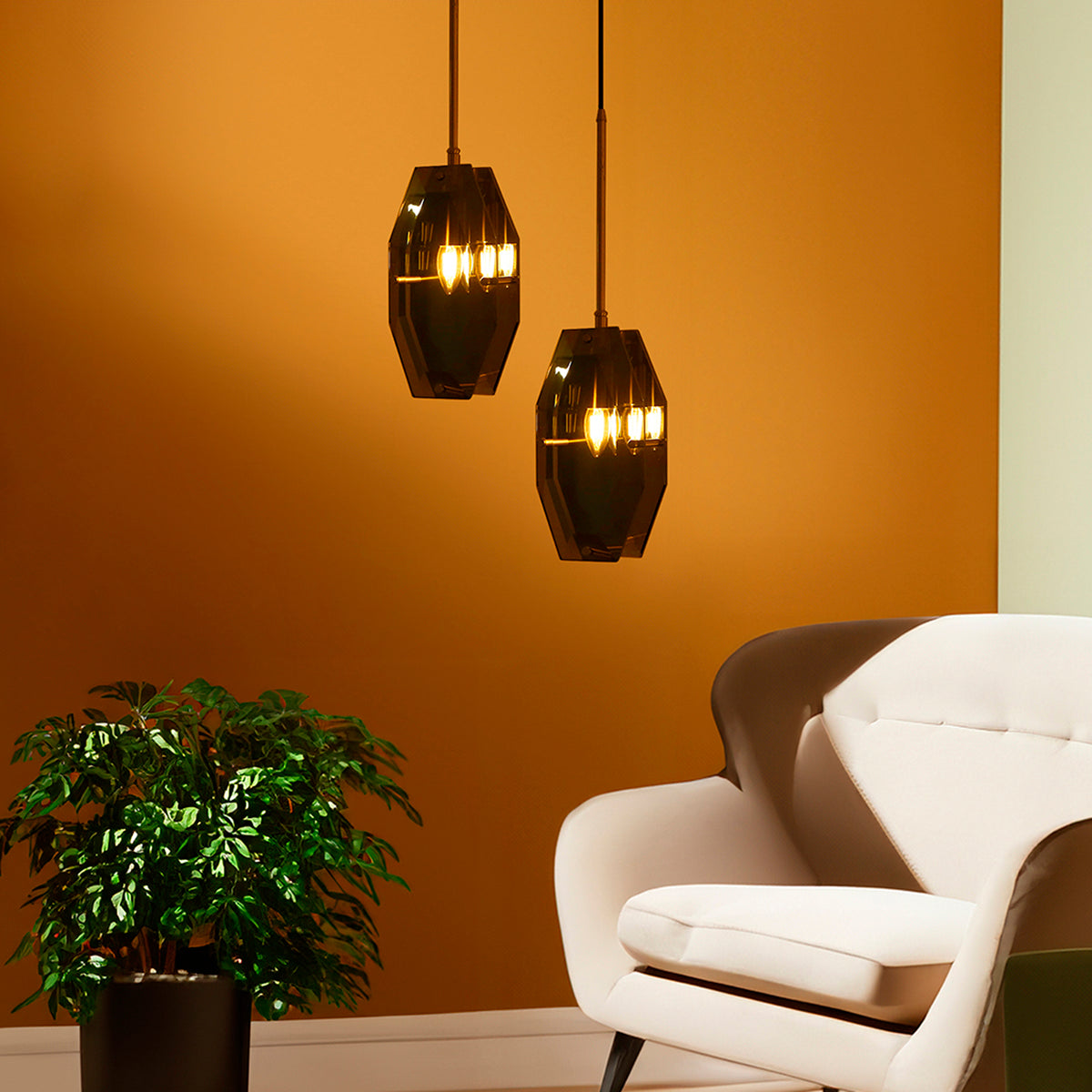 Smoky Prism Pendant Light Online