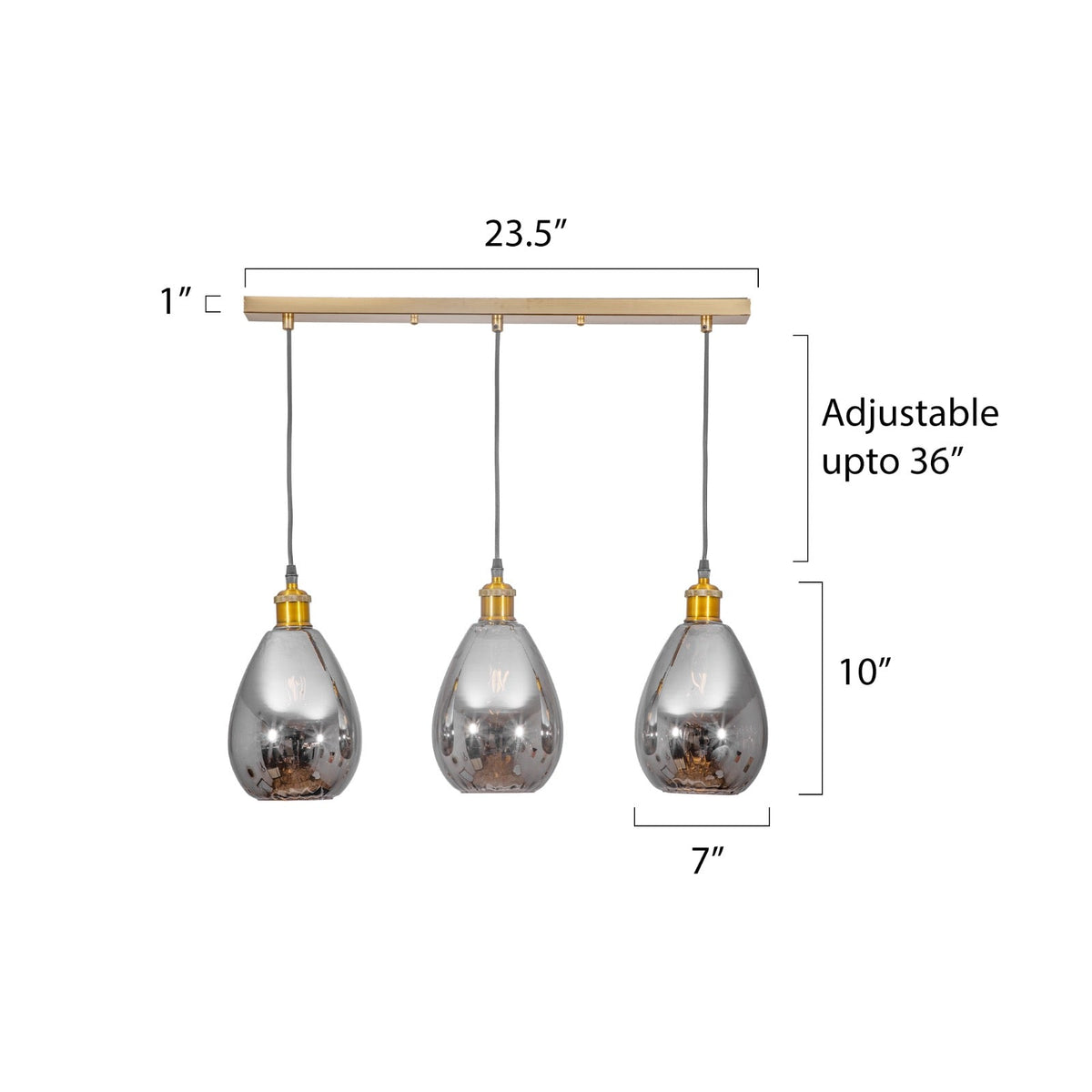 Umang 3 Light Chandelier online