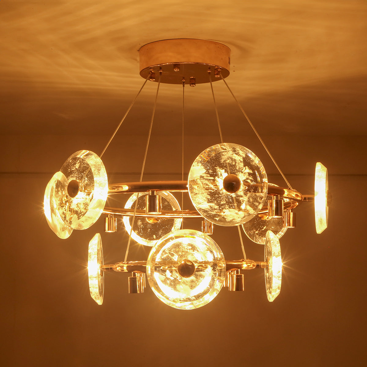Winter Sky Round LED Chandelier Online