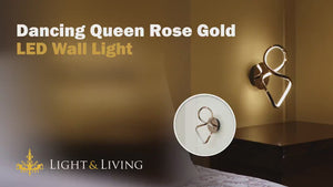 Dancing Queen Rose Gold LED Wall Light Video