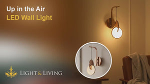 Up in the Air LED Wall Light Video