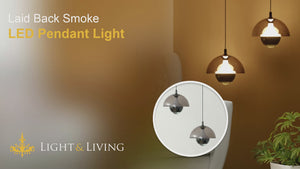 Laid Back Smoke LED Pendant Light Video