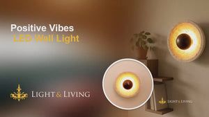 Buy Positive Vibes LED Wall Light video