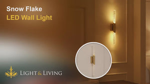 Snow Flake LED Wall Light Video
