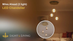 Miles Ahead ( 3 Light ) LED Chandelier Video