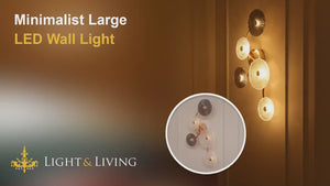 Minimalist Large LED Wall Light Video