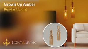 Grown Up Amber Pendant Light Video