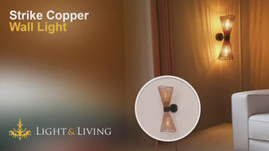 Strike Copper Wall Light Video