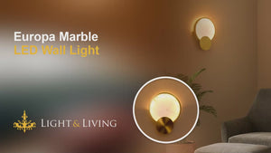 Buy Europa Marble LED Wall Light video
