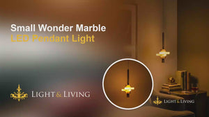 Buy Small Wonder Marble LED Pendant Light video
