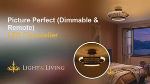 Buy Picture Perfect Dimmable Remote LED Chandelier video
