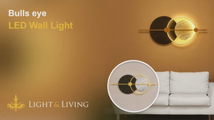 Bulls Eye LED Wall Light Video