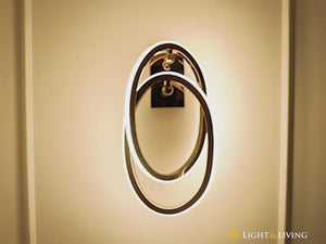 Great Value Rose Gold LED Wall Light Video