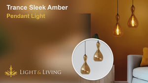 Trance Sleek Amber Pendant Light Video