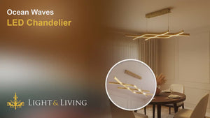 Ocean Waves LED Chandelier Video