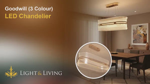 Goodwill (3 Colour) LED Chandelier Video