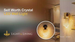 Buy Self Worth Crystal LED Wall Light video