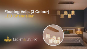 Buy Floating Veils 3 Colour LED Chandelier