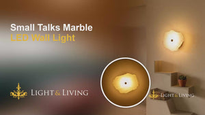 Buy Small Talks Marble LED Wall Light video