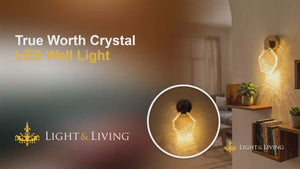 Buy True Worth Crystal LED Wall Light video