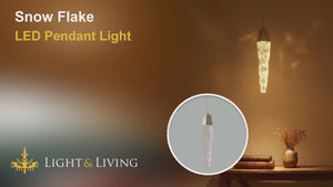 Snow Flake LED Pendant Light Video