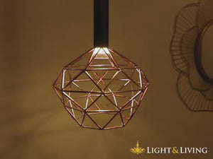 Sol Rose Gold LED Pendant Light Video