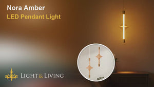 Nora Amber LED Pendant Light Video