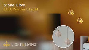 Stone Glow Pendant Light Video