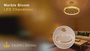 Marble Bloom LED Chandelier Video