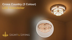 Cross Country (3 Colour) LED Chandelier Video