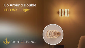 Go Around Double LED Wall Light Video