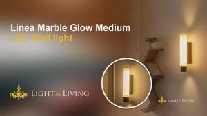Buy Linea Marble Glow Medium LED Wall Light video