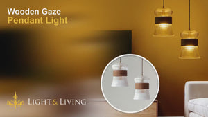 Wooden Gaze Pendant Light Video