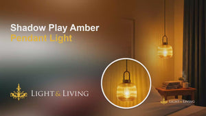Buy Shadow Play Amber Pendant Light video