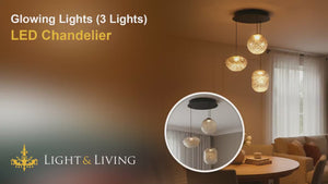 Glowing Lights (3 Lights) LED Chandelier Video